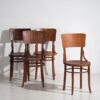 Chaises anciennes en bois courbé (c.1940). Lot de 4 pièces #5 – Chaises de salle à manger, Wood (photo 9 of 40)