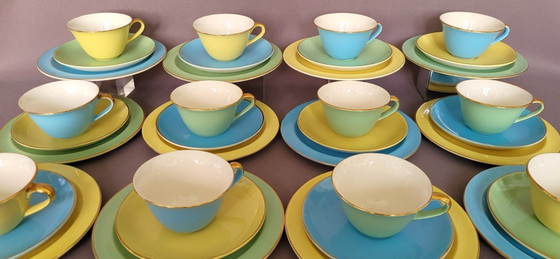 Image 1 of Service 12 personnes Boch Pastel Vintage 60'