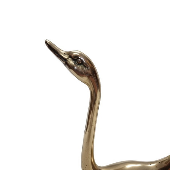 Image 1 of Cisnes de latón Hollywood Regency