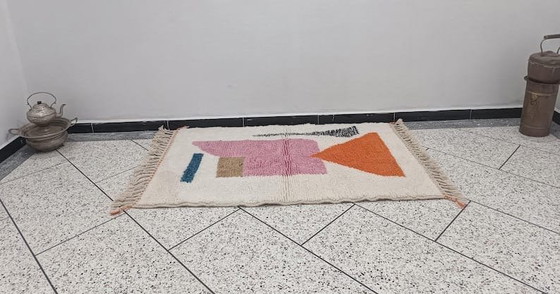 Image 1 of Beni Ouraine Berber rug, handwoven using traditional techniques, size 150/250 cm