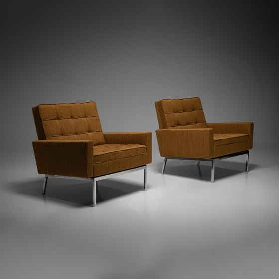 Sessel Modell 65A (für Rolex) von Florence Knoll für Knoll, USA, 1960er Jahre, 2er-Set – Wool, Vintage (photo 2 of 14)
