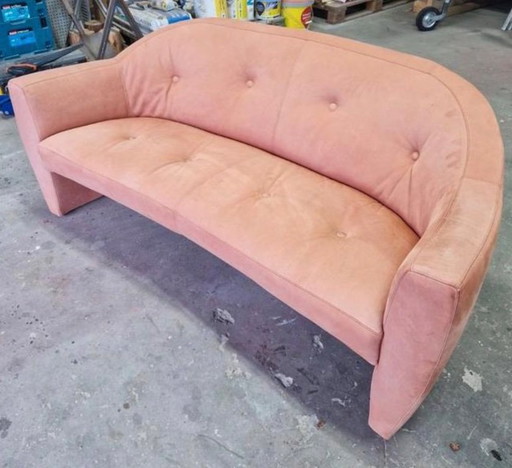 Leolux 2-seater sofa – timeless design – pink/old pink