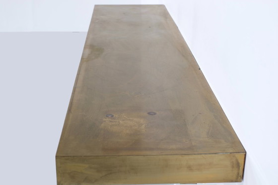 Image 1 of Grote console van messing, Italië, jaren 1960