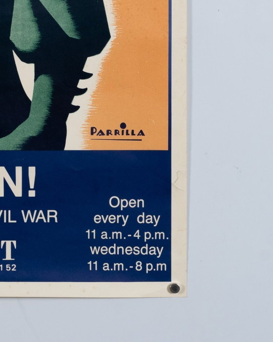Image 1 of NO PASARAN Posters from the Spanish Civil War – 1986 – Original Vintage Exhibition Poster – Historical Political Art – 87.5x59.5
