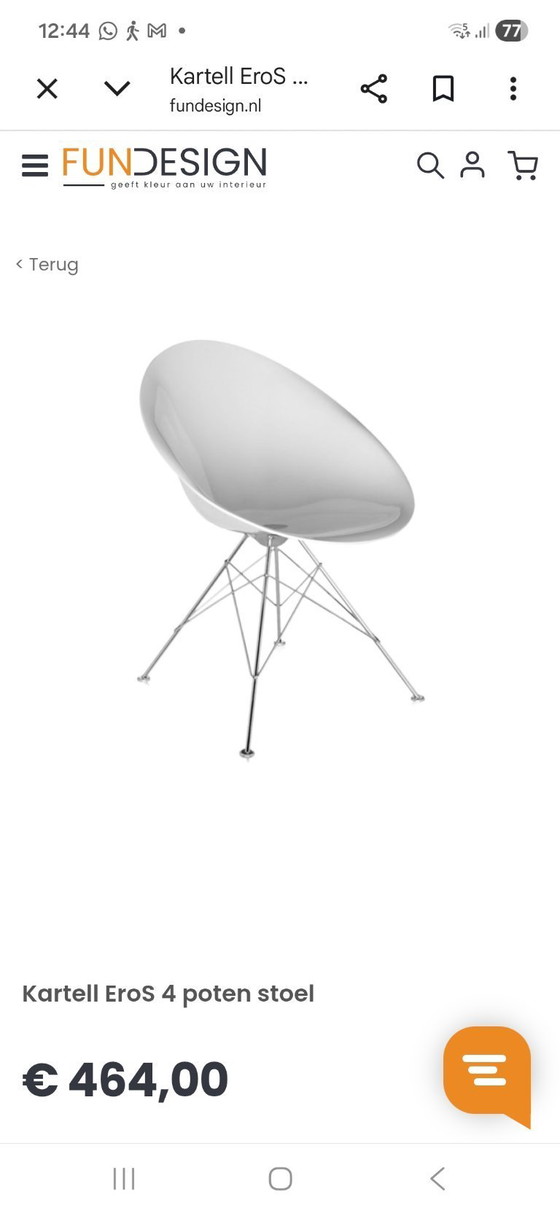 Image 1 of 4 chaises Kartell