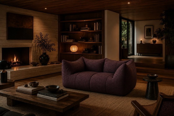 Image 1 of Le Bambole bank van Mario Bellini voor B&B Italia, jaren 70