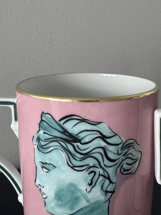 Image 1 of Ginori 1735 – Il Viaggio di Nettuno PAR de tazas (rosa)