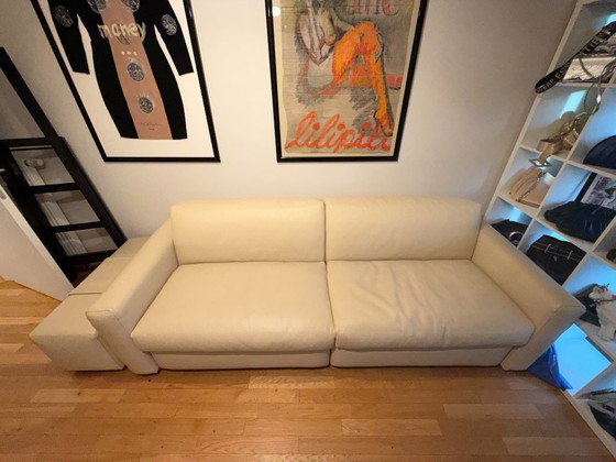 Image 1 of Pol 74 Leather Daybed / Sofa Bed - Italian Design, circa 2011