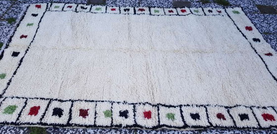 Image 1 of Alfombra bereber de lana anudada a mano, 240 x 152 cm