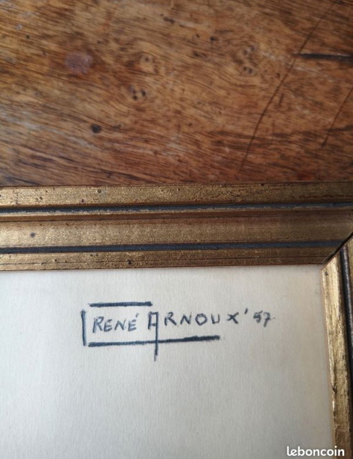 Gay Art Dessin 1957 original René Arnoux