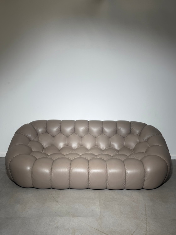 Roche Bobois Bubble Sofa – Limited Edition Taupe Leer van Sacha Lakic – Banken (photo 3 of 10)