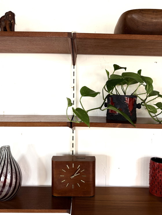 Image 1 of Vintage teakhouten modulair wandsysteem, Kai Kristiansen ‘60