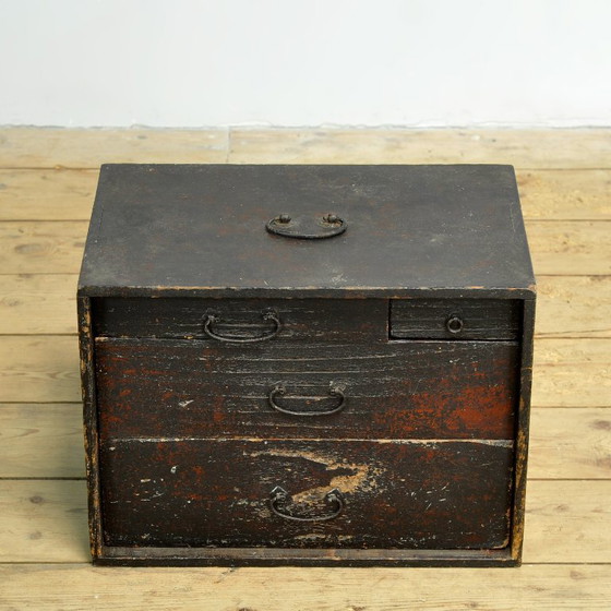 Image 1 of Small Japanese chest of drawers, circa 1900