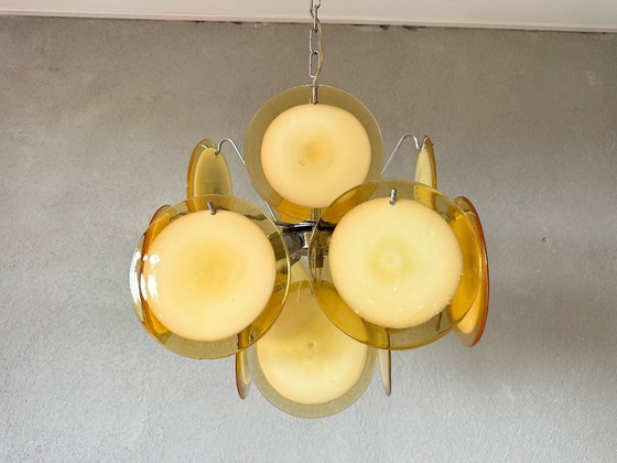 Lampadario Vintage Vistosi – Illuminazione, Metallo, Cromo (photo 3 of 13)
