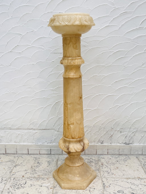 Alabaster column