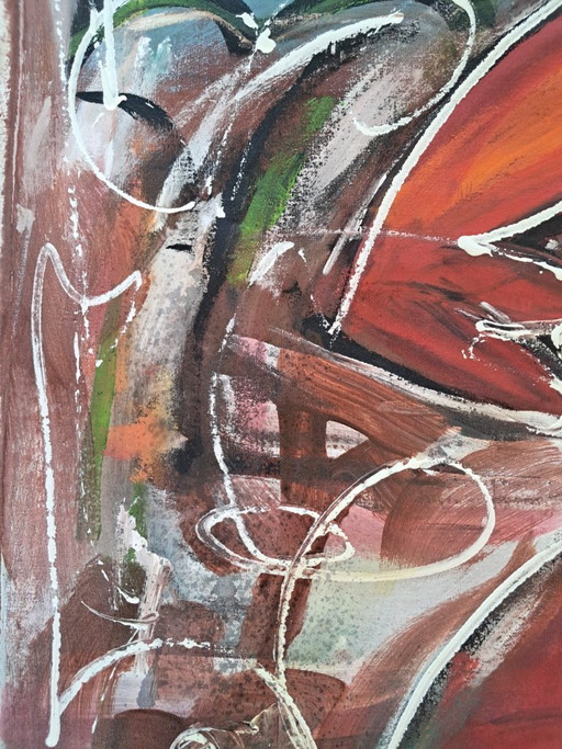 HRASARKOS - Seated Woman - Artist's Canvas