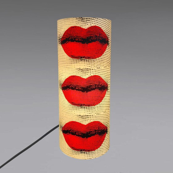 Image 1 of 1990s Piero Fornasetti "Kisses" Floor Lamp for Antonangeli, Follia Pratica Collection