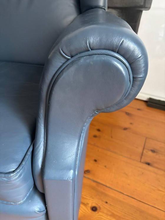 Leder Chesterfield Sessel – Leather, Wood (photo 5 of 5)