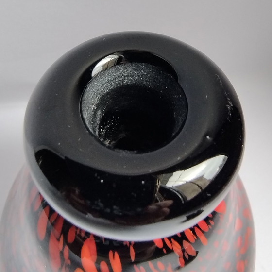 Boccetta in vetro artistico di Murano di Archimede Seguso, Oggetti decorativi, Arancione (foto 7 di 10)