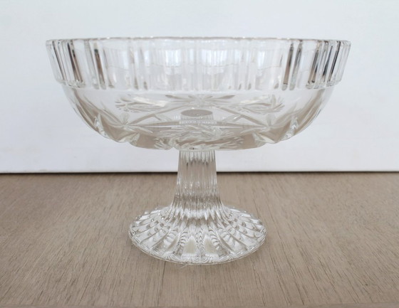 Image 1 of Walther Glas vintage crystal bowl on foot (1970 - 80)