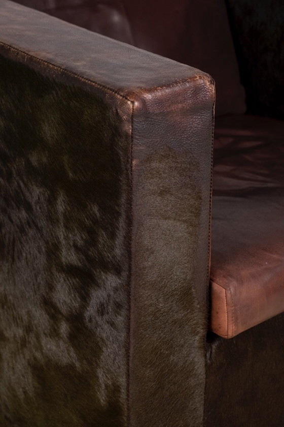 Image 1 of Rodolfo Dordoni Suitcase Armchair in Pony Leather, 1997 Minotti
