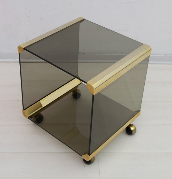 Image 1 of Paar italienische Couchtische von Pierangelo Galotti "George" für Galotti & Radice, 1970