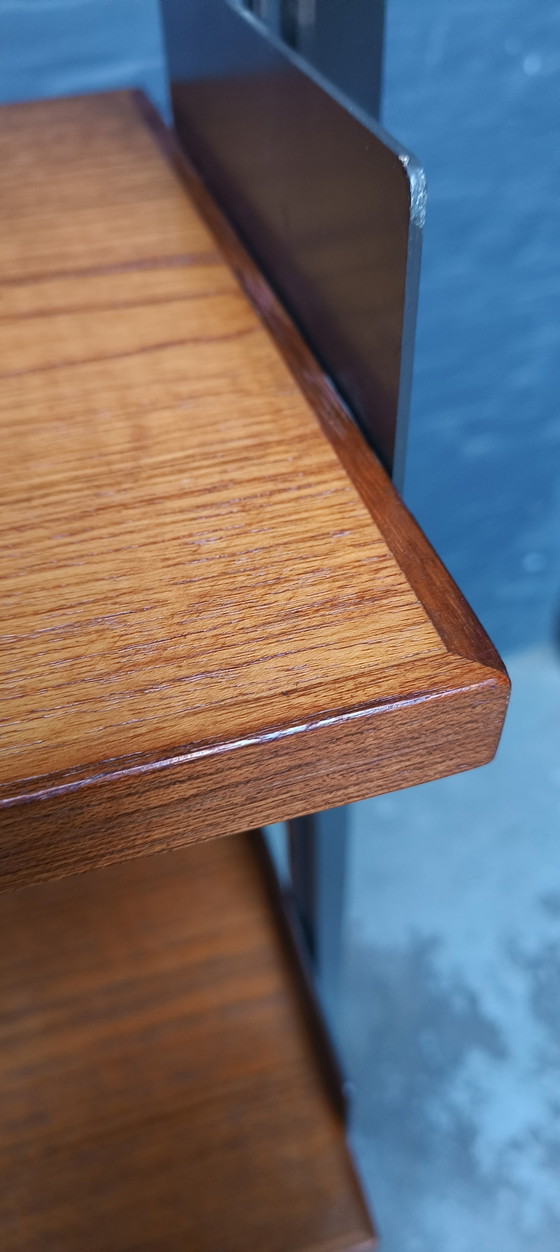 Image 1 of Vintage Teak Jaren 60 Deens Scandinavisch Boekenkast Roomdivider