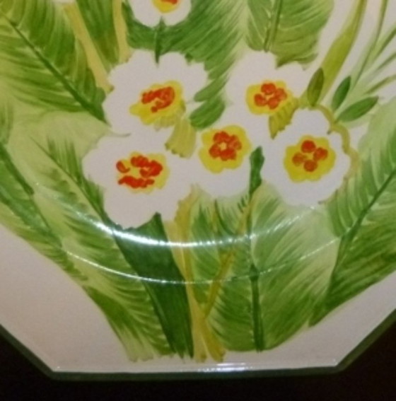 Image 1 of Sierbord ' Bloemen '  Chaumette (Parijs) NEW ! Vintage 80s