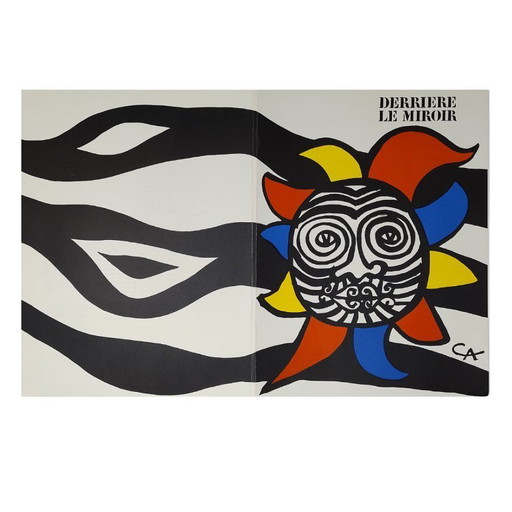 Alexander Calder "Derriere Le Miroir" n. 156 avec sept lithographies de Maeght Editeur.