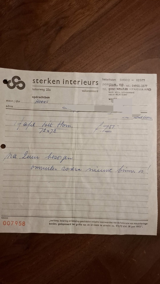 Image 1 of Peter Ghyczy Space Age coffee table on casters. Horn collection