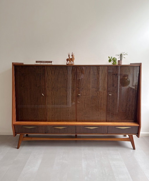Vintage-Highboard/Sideboard aus Teak-/Rosenholz, 1960er Jahre/Dänisches Design