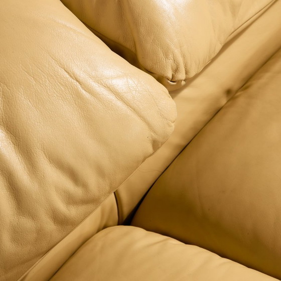 Image 1 of MK11585 Juego de cuero Maralunga de Vico Magistretti para Cassina. Juego de 3