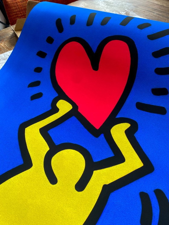 Image 1 of Keith Haring - Tentoonstelling in het San Francisco Museum of Modern Art in 1998 - Poster 70 x 100 cm