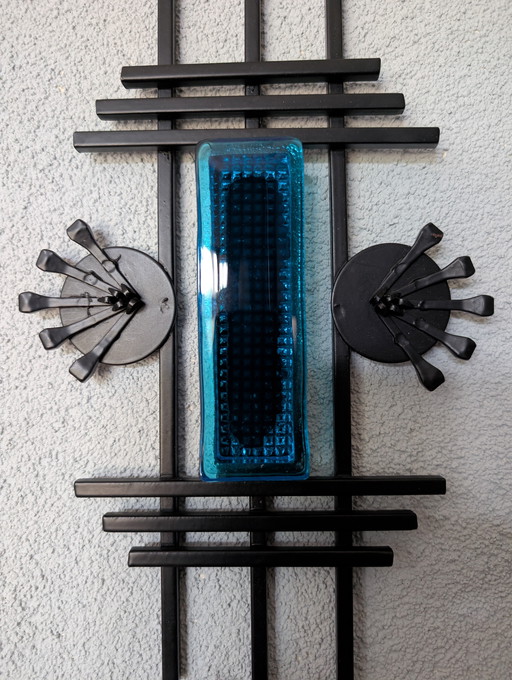 Dänischer Wandleuchter/Skulptur