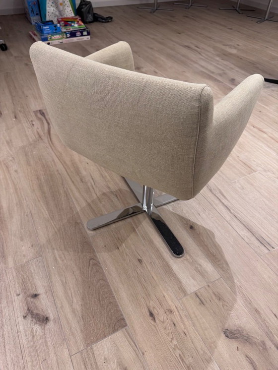 Image 1 of Juego de 6 sillones giratorios Molteni & C - Modelo Lonely de Doro Moreno (Diseño italiano, década de 1990)