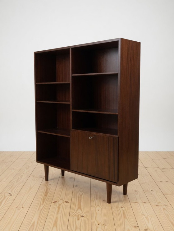 Image 1 of Mahagoni-Bücherregal Modell 4 von Omann Jun Møbelfabrik, Dänemark, 1970er Jahre