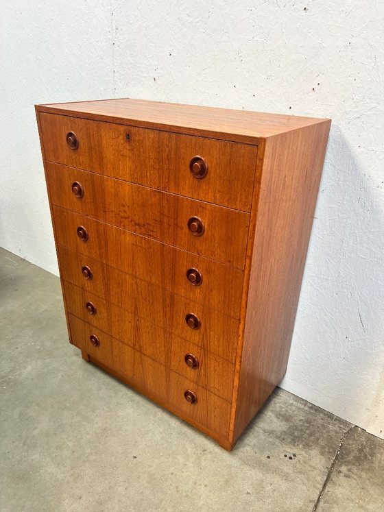 Commode Vintage en Teck, SMI Suède Années 1970 – Bois, Scandinavian (photo 9 of 11)