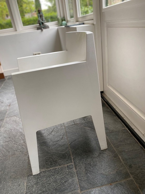 Image 1 of 8 sillas blancas de Philippe Starck Driade Toy