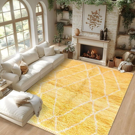 Image 1 of Marokkanisches Kunsthandwerkstuch aus Leinen 200cmx300cm