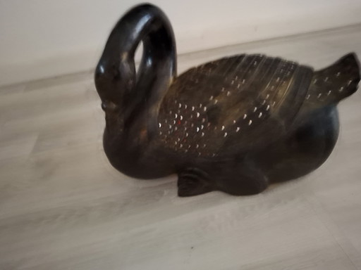 Originele Indiase houten eend
