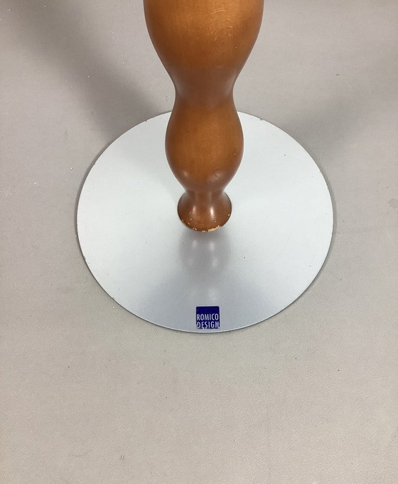 Image 1 of Memphis style Romico Design side table eighties