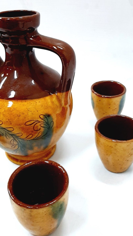 Image 1 of Juego de cerámica para brandy, aguardiente o licor.