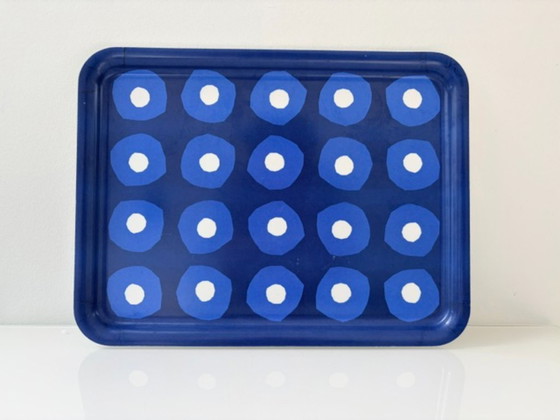 Bandeja IKEA PILLERSTARR, diseño gráfico azul, Accesorios de mesa, Plástico, Modern (foto 2 de 14)