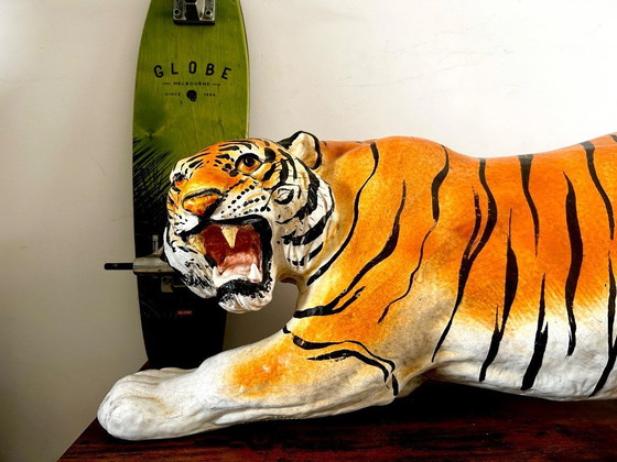 Image 1 of Ceramic tiger statue