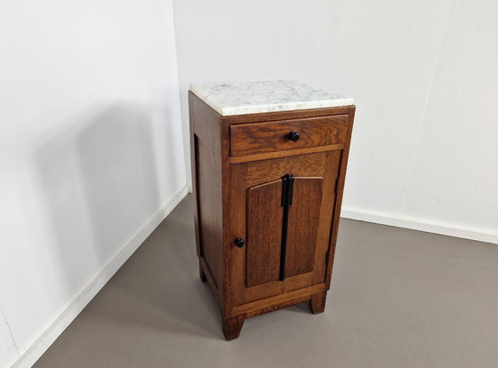 Art-Deco-Nachttisch | Amsterdamer Schule – Nachttische, Marble (photo 9 of 11)
