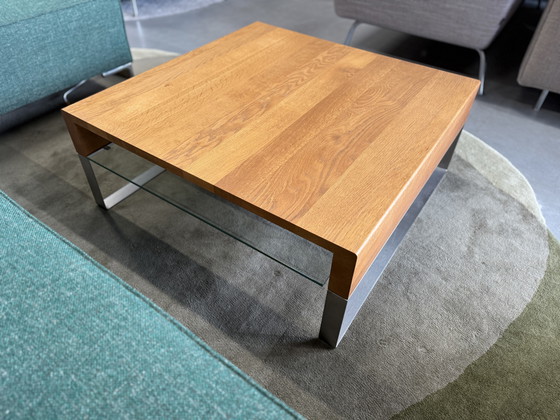 Image 1 of Leolux Aditi Coffee Table Oak Wood 84x84xH34