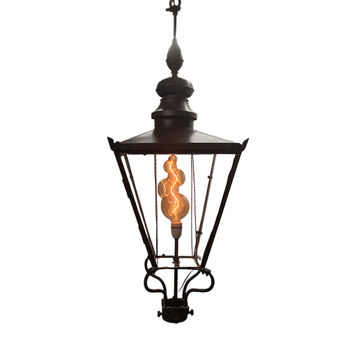 Antique English Foster & Pullen copper lantern, circa 1900