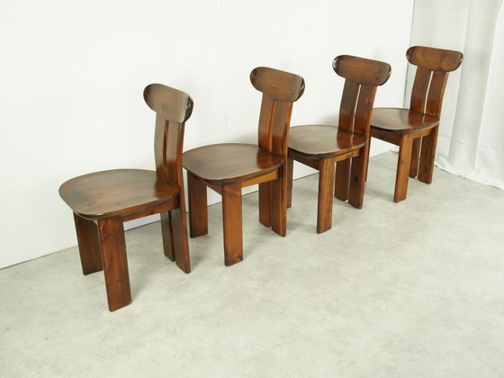 Image 1 of 4x vintage eetkamerstoelen