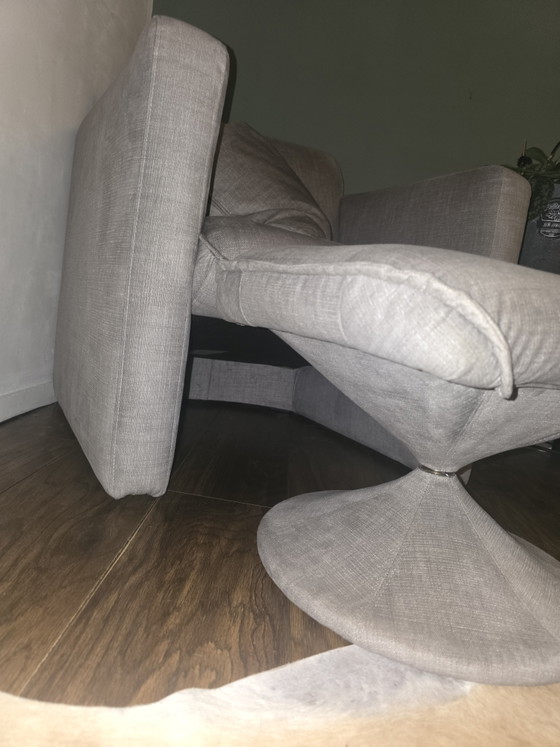 Image 1 of LEOLUX Armchair with ottoman