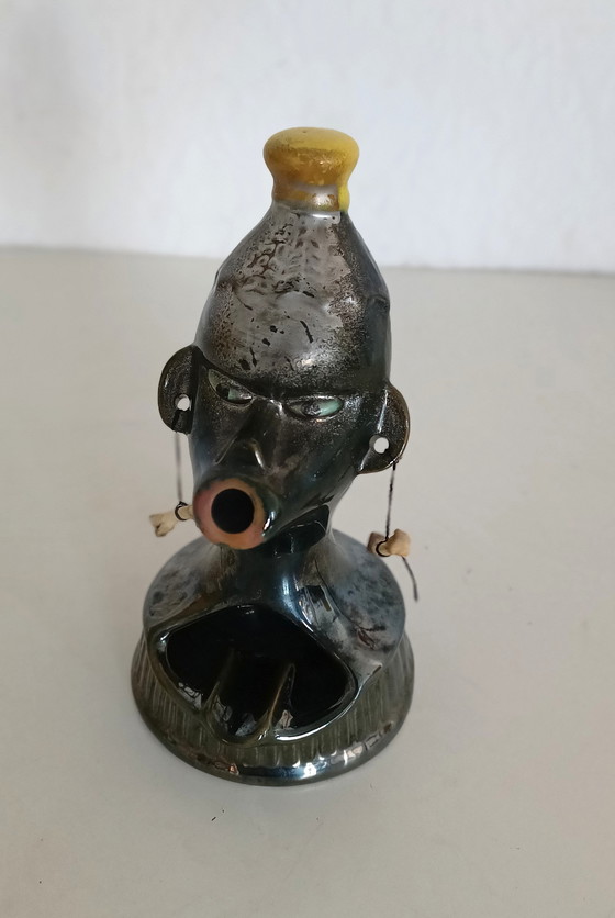 Image 1 of Cenicero Zulú para fumadores de la década de 1950